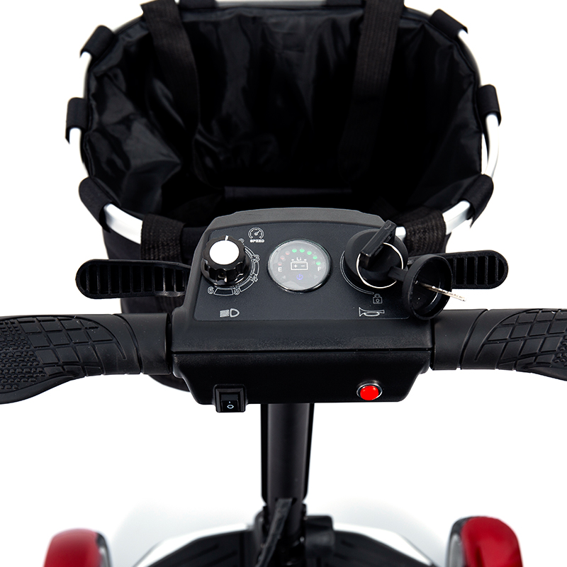 YL-211 Turistički električni romobil na 4 kotača za starije osobe s LED prednjim svjetlom, košarom